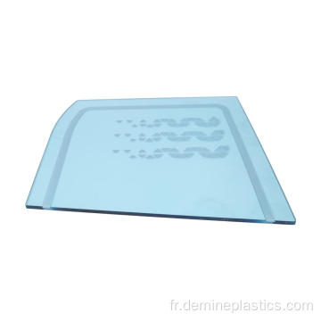 Impression de feuilles de plastique polycarbonate solide transparent